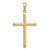 14k 3-D Hollow Cross Pendant - C3-A1DF6A64-5626