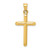 14k 3-D Hollow Cross Pendant - C3-E3960D22-9266