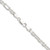 Sterling Silver D/C 6mm 3 Short Plus 1 Long Cable Link Chain - QF-CD52DA51-3595
