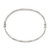 Sterling Silver D/C 6mm Bangle and 4mm Hoop Earring Set