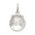 Sterling Silver D/C Shell Charm