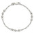 Sterling Silver Diamond Cut Beaded Bracelet