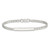 Sterling Silver Diamond-cut Engraveable Curb Link ID Bracelet - QI-ED850756-8176