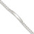 Sterling Silver Diamond-cut Engraveable Curb Link IN Bracelet