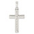 Sterling Silver Diamond-cut Latin Cross Pendant