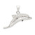 Sterling Silver Dolphin Pendant - QC-04245070-9551