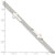 Sterling Silver Double Cross 2-Strand w/1in ext Bracelet