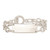 Sterling Silver Double Strand Oval Link ID Bracelet - QG-3E2C1141-2632