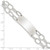 Sterling Silver Double Strand Oval Link ID Bracelet - QG-3E2C1141-2632