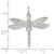 Sterling Silver Dragonfly Charm - QP-E706244F-5631