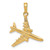 14k 3-D Jet Pendant - D1-0C9618C4-6861