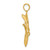 14k 3-D Jet Pendant - D1-9F72462F-6123