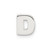 Sterling Silver E-coated Letter D Slide Charm
