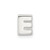 Sterling Silver E-coated Letter E Slide Charm