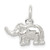 Sterling Silver Elephant Charm - QC-525BCF67-9009