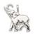Sterling Silver Elephant Charm - QC-7ED41C72-5444