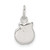 Sterling Silver Enameled Apple Charm