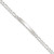 Sterling Silver Engraveable 6 in. Figaro Link ID Bracelet