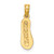 14K 3D LBI (Long Beach Island) Single Flip-flop Charm