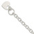 Sterling Silver Engraveable Heart Disc on Fancy Link Toggle Bracelet - QG-2F842C55-3791