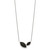 Sterling Silver Faceted Onyx Necklace