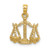 14k 3-D Libra Zodiac Charm