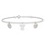Sterling Silver Faith, Believe and Angel Dangles 9in Plus 1in Ext. Anklet
