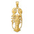 14K 3D Lobster Pendant