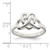 Sterling Silver Fancy Celtic Heart Pattern Woven Ring - QR-3EB05C51-9912
