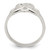 Sterling Silver Fancy Celtic Heart Pattern Woven Ring - QR-C5E33601-7204