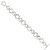 Sterling Silver Fancy Circle Link Bracelet