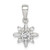 Sterling Silver Fancy CZ Pendant