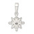 Sterling Silver Fancy CZ Pendant