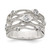 Sterling Silver Fancy CZ Ring - QR-360133A9-9935