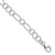 Sterling Silver Fancy Link Anklet - QG-3D16B35B-3231