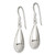 Sterling Silver Fancy Teardrop Earrings