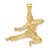 14k 3-D Male Karate Pendant