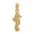 14K 3-D Mini Seahorse Charm