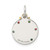 Sterling Silver Gold Tone Enamel CZ Christmas Pendant