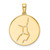 Sterling Silver Gold-plated & CZ Virgo Zodiac Pendant