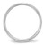 10k White Gold 2.5mm Knife Edge Comfort Fit Wedding Band Size 8.5