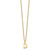 Sterling Silver Gold-plated Cutout Letter D Initial Necklace
