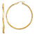 Sterling Silver Gold-plated Diamond Cut 2mm Wavy Hoop Earrings - QE-B1629958-1174
