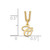 Sterling Silver Gold-plated Letter C Initial Necklace