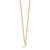 Sterling Silver Gold-plated Letter J Initial Necklace