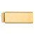 Sterling Silver Gold-plated Satin Front Satin Back Money Clip
