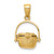 14k 3-D Nantucket Basket Pendant