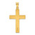 Sterling Silver Gold-tone Polished Solid INRI Crucifix Pendant