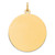 Sterling Silver GP Engraveable Round Polished Disc Charm - QM-6DAE0588-6355
