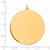 Sterling Silver GP Engraveable Round Polished Disc Charm - QM-EACF659E-7538